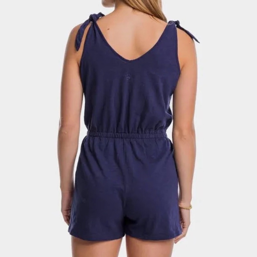 Southern Tides Tillie Sun Farer Shoulder Tie Romper S - Picture 2 of 7
